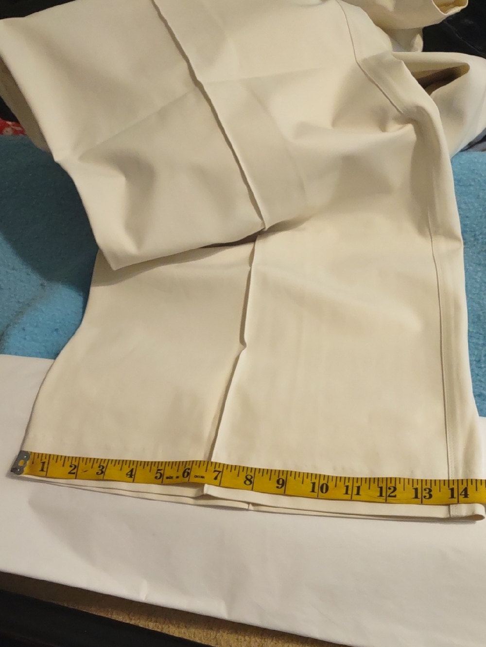 Lafayette 148 New York Cream Straight-Leg Dress Trousers - Picture 10 of 10